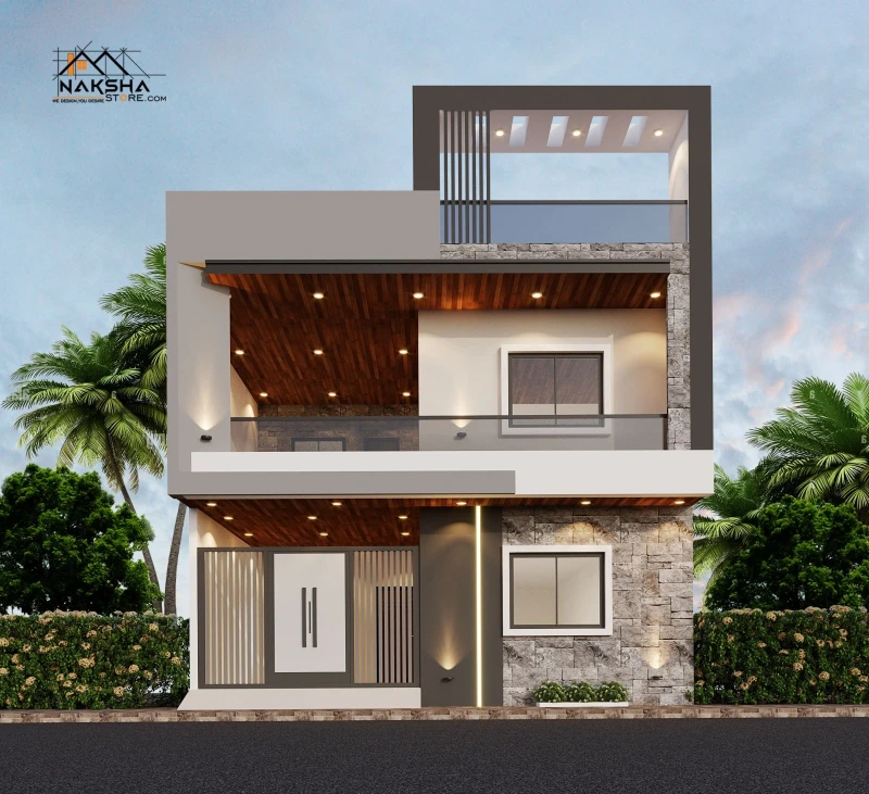 Modern 2 Floor House Front Elevation Design | Stylish Dream Home